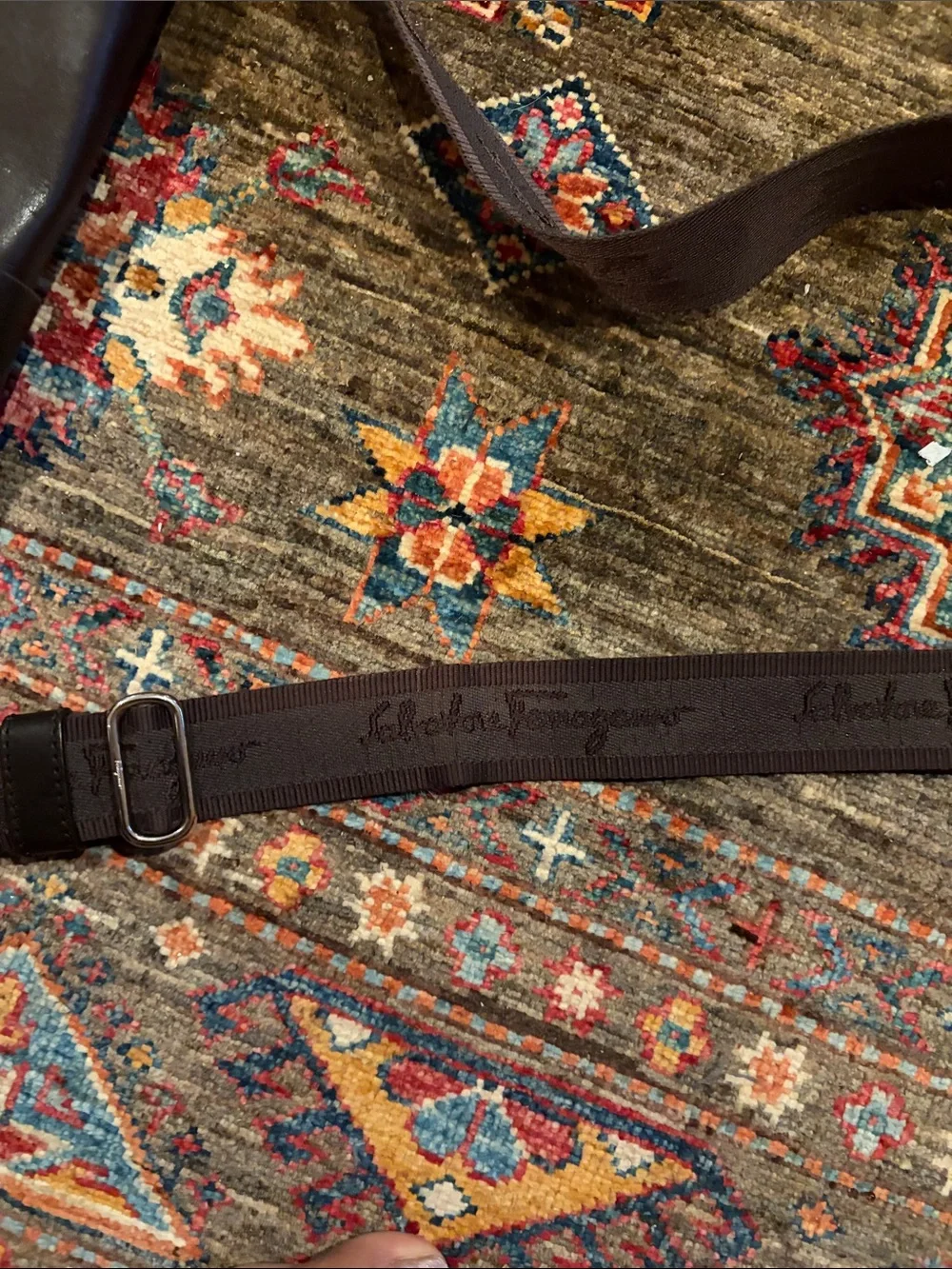 Salvatore Ferragamo smooth dark